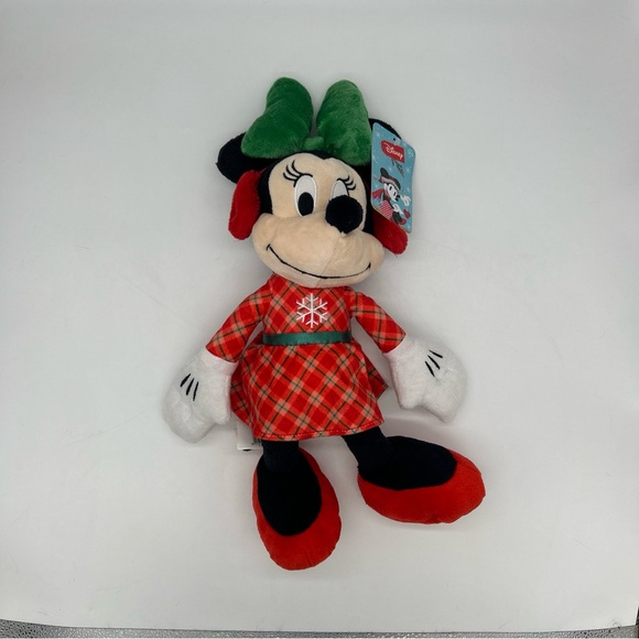 Disney Mickey and Mini Mouse Christmas Holiday Plush Bundle, 15", 2022 - Picture 6 of 9